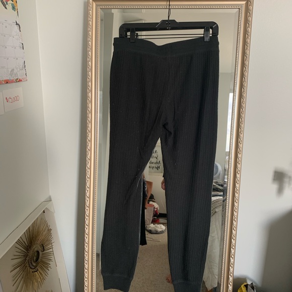 Waffle Knit Lounge Matching Set - Joggers + Top - Picture 7 of 8